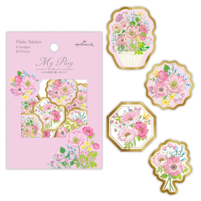 My Posy ピンク/フレークシール